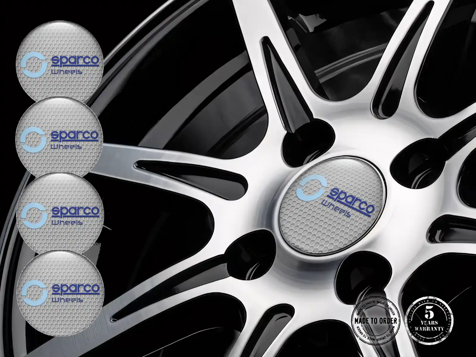 Sparco Emblemi Ruota Tuning Radiant Racing Grid